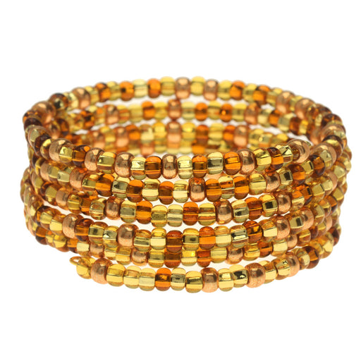 Royal Topaz Memory Wire Bracelet