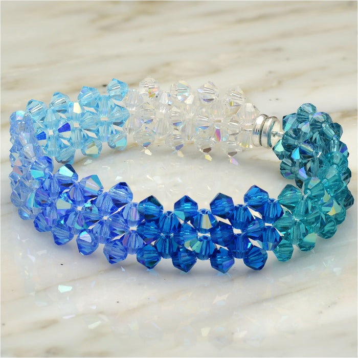 How to Bead Weave the Seville Bracelet Using Czech Glass Beads and Seed  Beads  YouTube