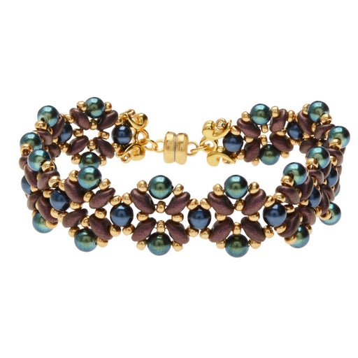 Royal Right Angle Weave Bracelet