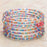 Mardi Gras Memory Wire Bracelet