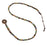 Copper Travertine Wrap Bracelet