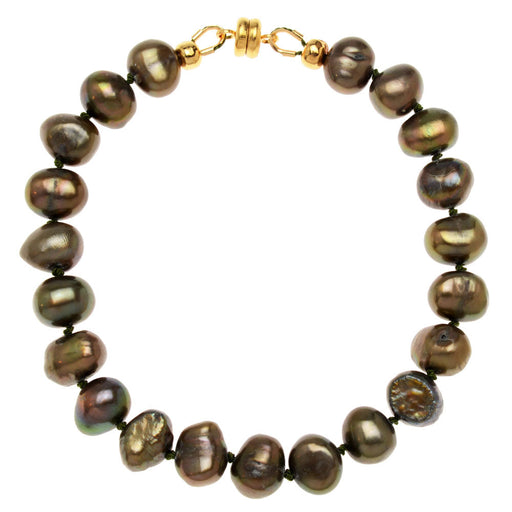 Olive Tree Pearl Bracelet