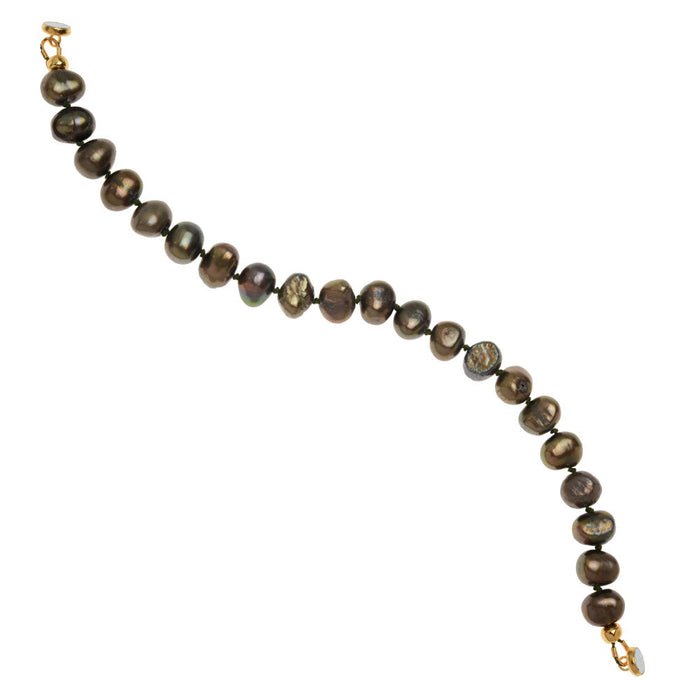 Olive Tree Pearl Bracelet