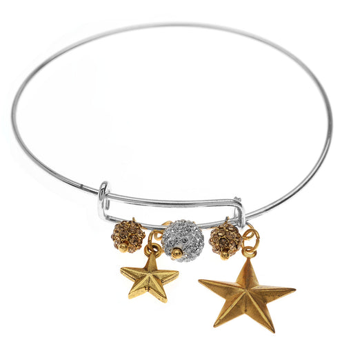 Retired - Sparkly Stars Adjustable Bangle