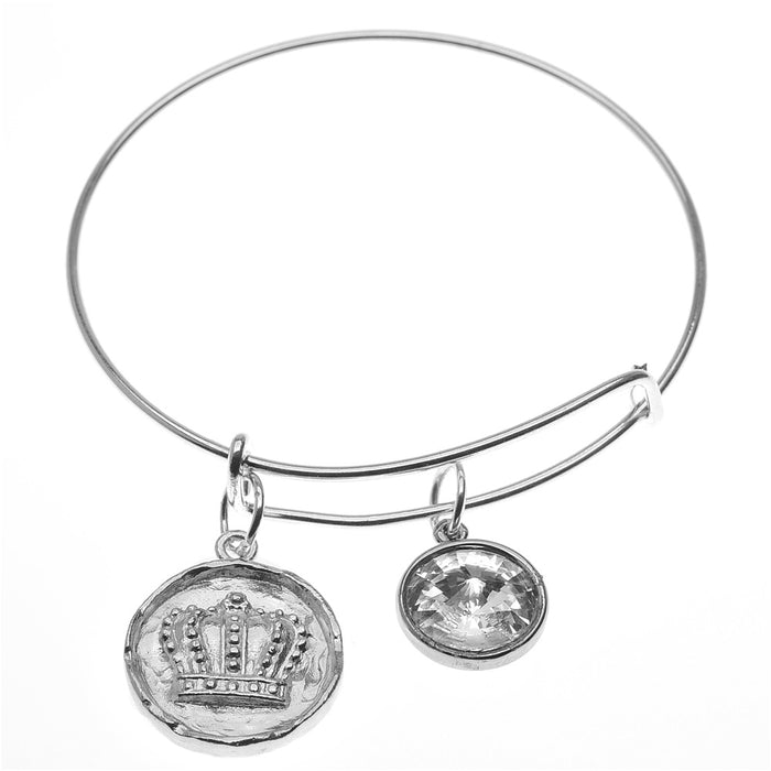 Retired - Fit for a Queen Adjustable Bangle