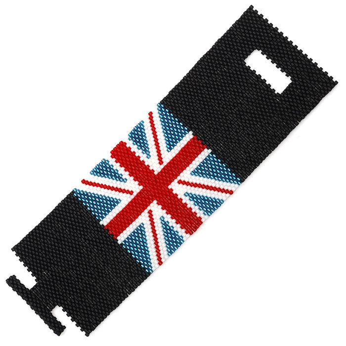Union Jack Peyote Stitch Bracelet