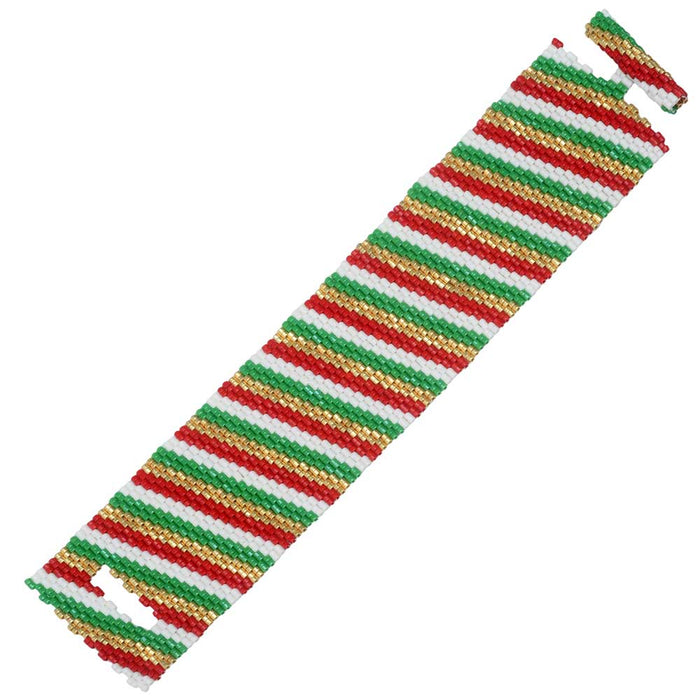Candy Stripe Christmas Friendship Bracelet Thread Bracelet & Anklet Woven  String Bracelets Waterproof Bracelet Adjustable Bracelets 