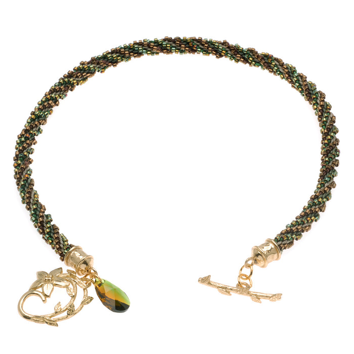Retired - Retired - Mother Nature's Riches Kumihimo Wrap Bracelet