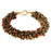 Retired - Beaded Kumihimo Holiday Wreath Bracelet