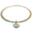 Retired - Charming Turquoise Rhinestone Bangle Bracelet