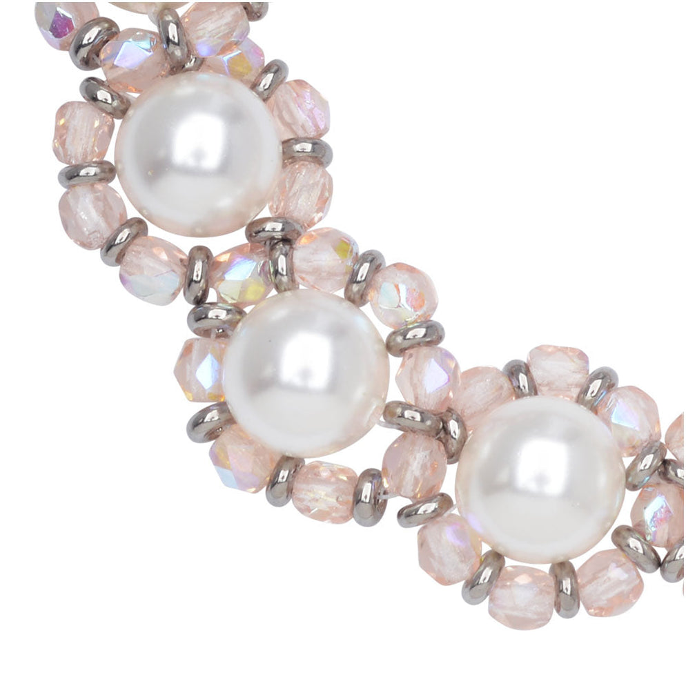 Pink Sateen Bracelet — Beadaholique