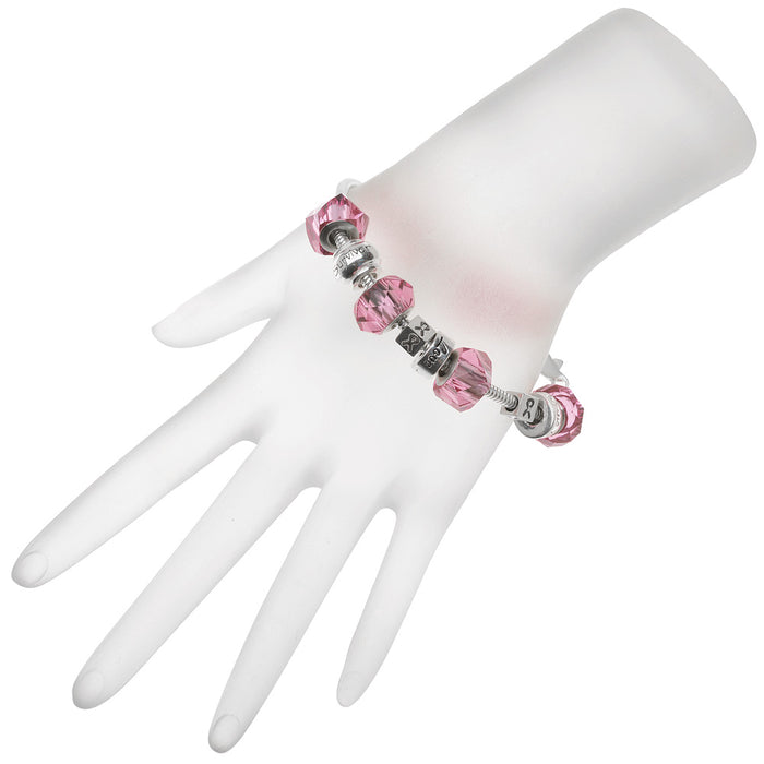 Retired - Breast Cancer Awareness European Style Bracelet