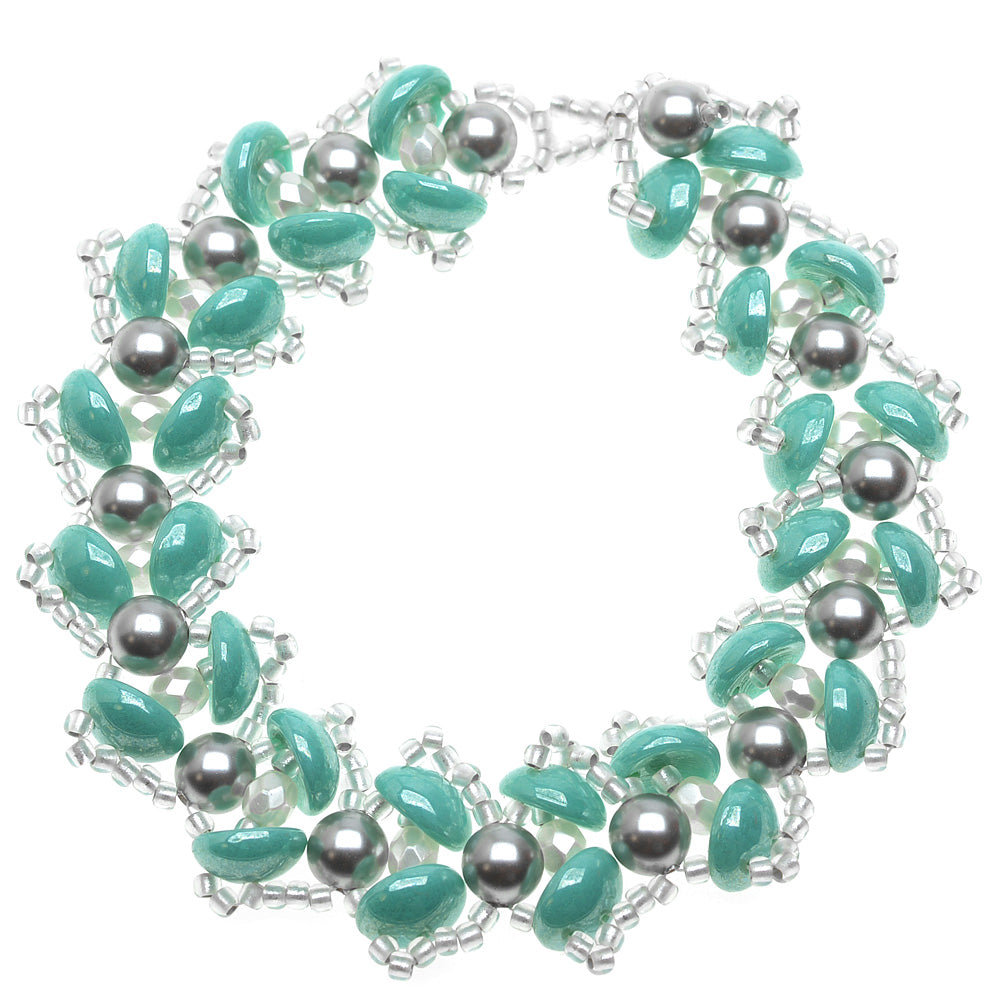 Retired - Water Lily Bracelet in Turquoise