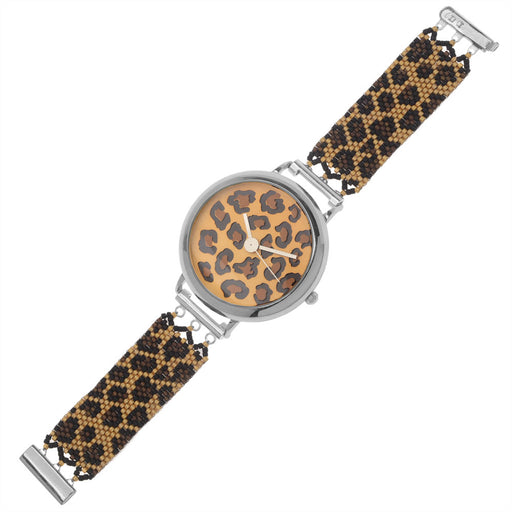 Retired - Leopard Print Beaded Watch