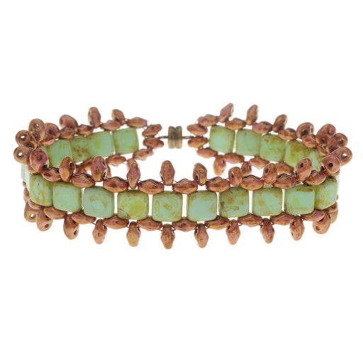 Retired - Avignon Bracelet in Rose and Green