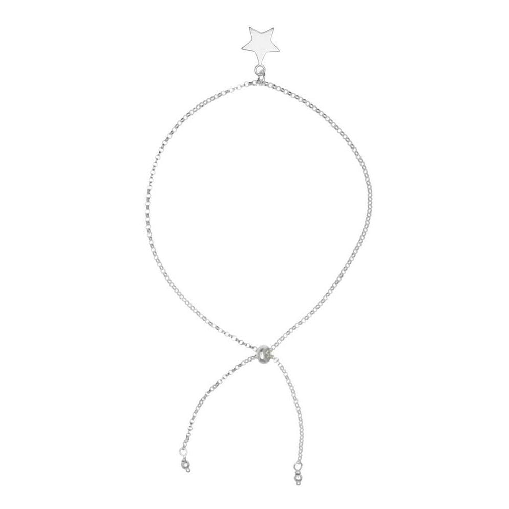 Retired - Sterling Silver Adjustable Slider Star Bracelet — Beadaholique