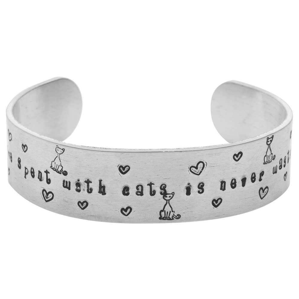 Retired - Time Spent with Cats Cuff Bracelet