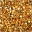 True2 Czech Fire Polished Glass, Faceted Round Beads 2mm, Gold Plated (50 Pieces)