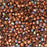 True2 Czech Fire Polished Glass, Faceted Round 2mm, Crystal Copper Plated AB (50 Pieces)