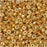 True2 Czech Fire Polished Glass, Faceted Micro Spacer Beads 2x3mm, 24kt Gold Plated (100 Pieces)