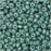 True2 Czech Fire Polished Glass, Faceted Micro Spacer Beads 2x3mm, Chalk Dark Green Luster (100 Pcs)