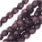 Czech Fire Polished Glass, Faceted Round Beads 6mm, Polychrome Purple Bronze (25 Pieces)