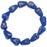 Czech Glass Beads, Old Style Drop 12x10mm, Lapis Blue Opaque Matte with Speckled Gold Finish, by Raven's Journey (1 Strand)