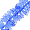 Czech Glass 5 x 16mm Dagger Beads - Sapphire, 50pcs (1 Strand)