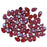Czech Glass Beads 9mm Teardrop Amethyst Purple AB (50 pcs)