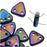 CzechMates 2-Hole Triangle Beads 6mm - Purple Iris (2.5" Tube)