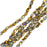 Czech Fire Polished Glass, Faceted Round Beads 4mm, Crystal Golden Rainbow Half-Coat (40 Pieces)