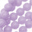 Czech Glass Pastella Collection, Smooth Round Druk Beads 8mm, Purple (1 Strand)