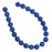 Czech Glass Pastella Collection, Smooth Round Druk Beads 8mm, Nautical Blue (1 Strand)