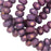 Czech Glass Beads, Faceted Rondelle 3x5mm, Purple, Purple Luster, by Raven's Journey (1 Strand)