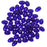 Czech Glass Beads, Teardrop 6x4mm, Cobalt (50 Pieces)