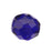 Czech Fire Polished Glass Beads 12mm Round Cobalt (1 Strand)