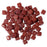 Czech Glass Beads, Cube 6mm, Cranberry Red Swirl (1 Ounce)