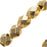 Czech Fire Polished Glass Beads 3mm Round Metallic Gold, (1 Strand)