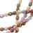 Czech Fire Polished Glass, 3mm Faceted Round Beads, Opaque Luster Mix (50 Piece Strand)