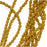 Czech Fire Polished Glass Beads 4mm Round Mustard Yellow (50 pcs)