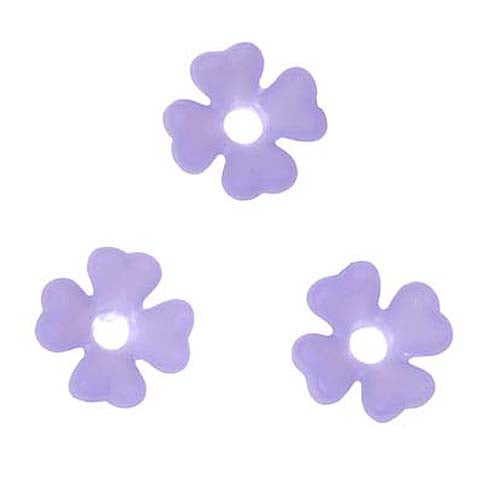 Lucite Baby's Breath Tiny Flowers Matte Lilac Purple Light Weight 6mm (10 pcs)