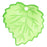 Lucite Aspen Leaves Matte Peridot Bright Green Light Weight 16mm (4 pcs)