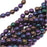 Czech Glass Druk Round Beads 4mm Purple Iris (100 pcs)