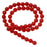 Czech Glass Druk Round Beads 6mm Opaque Red (50 pcs)