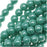 Czech Glass Druk Round Beads 6mm Green Turquoise Luster (50 pcs)
