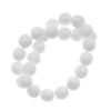 Czech Glass Druk Round Beads 8mm Opaque White (25 pcs)