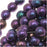 Czech Glass Druk Round Beads 8mm Purple Iris (25 pcs)