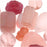 Czech Glass Bead Mix Lot Assorted Shapes Pink (2 oz.)