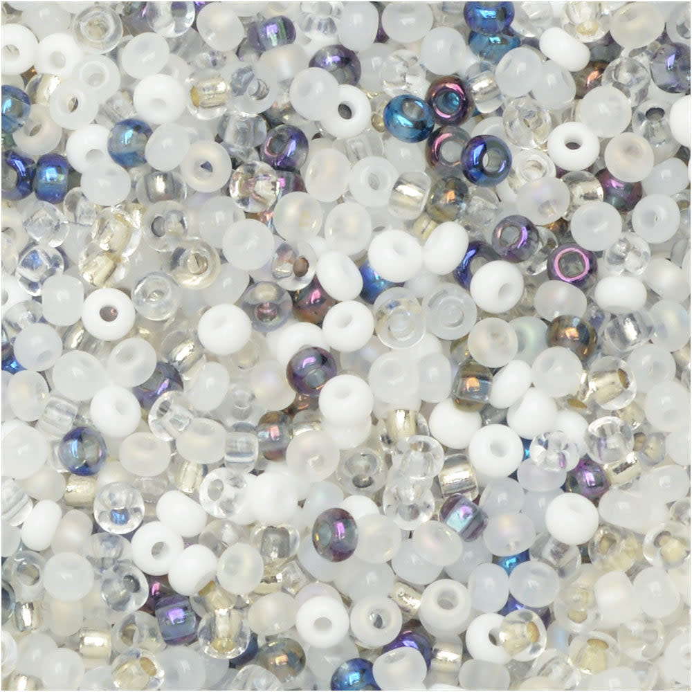 Czech Glass Seed Beads, 11/0 Round, Apparition Mix (24 Gram Tube)