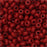 Czech Seed Beads 6/0 Dark Red Opaque (1 Ounce)
